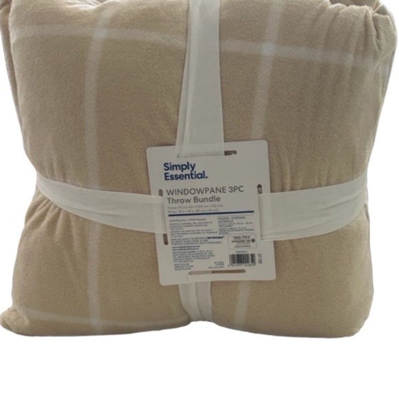 Simply Essential Corduroy 3pc THROW BUNDLE - Picture 4 of 4